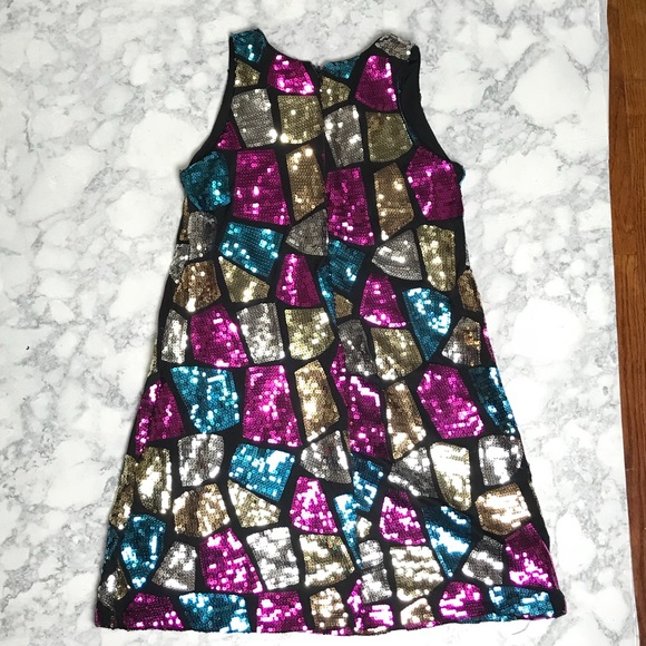 Pippa & Julie Multi-color Sequined Sheath Dress - Picture 4 of 6